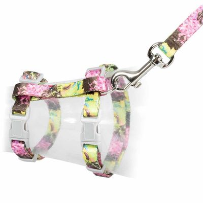 Kat wandelset bloemen splash 20-35cm / 10mm - 125cm gemengde kleuren