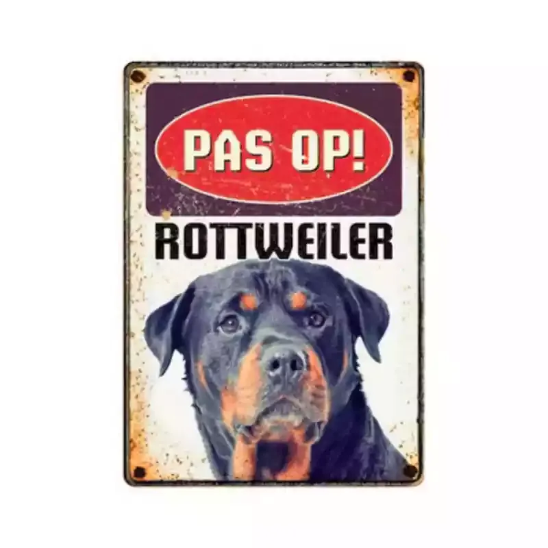 Bord Blik Rottweiler