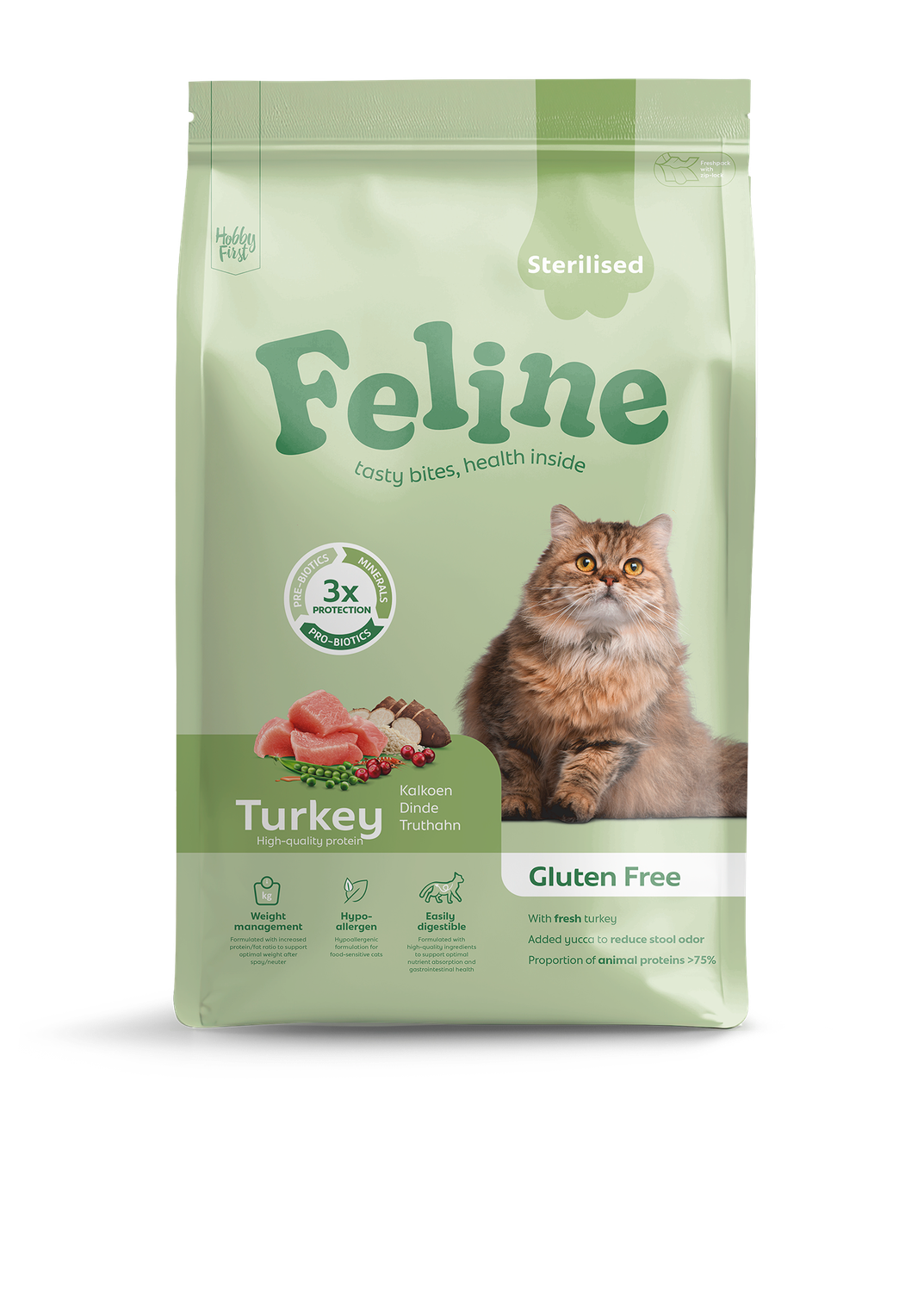 Feline sterilised kalkoen 4,5kg
