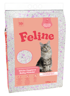 Feline white hygiene baby poeder Kattenbakvulling .