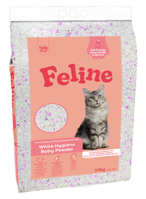 Feline white hygiene baby poeder Kattenbakvulling .