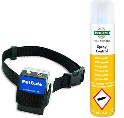 PetSafe - Anti-blafhalsband voor honden, ecologische formule (inclusief citroengrasspray) Lichtgewicht, waterdicht, gebruiksvriendelijk