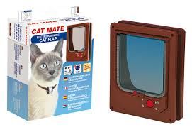 Elektromagnetisch Katten en kleine honden luik Bruin