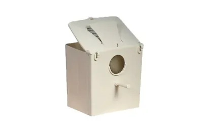 Kunststof nestkastje  12 x 11 x 13,5 cm (LxBxH)