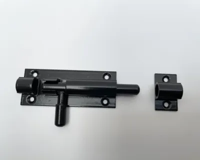 Aluminium grendels 80mm (zwart)