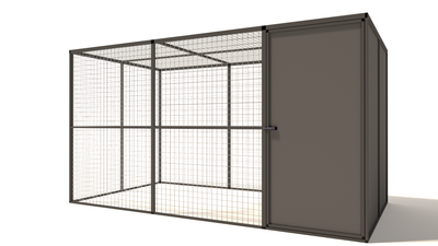 Glorenza aluminium Yara met dichte sluis - 328x176x178