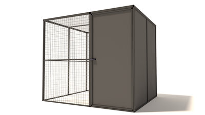 Glorenza Aluminium Yara met dichte sluis - 206x176x178