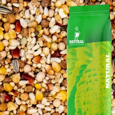 Natural maxi kweek 3M popcorn - kweekmengeling boordevol proteïnen, met argentijnse popcorn en oranje mais