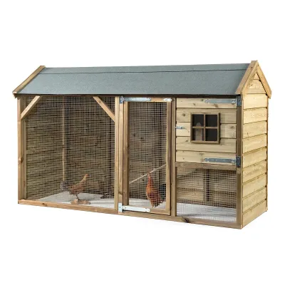 Kippenhok Kiki Glorenza 243x95x148cm Kippenhok Kiki Glorenza 243x95x148cm