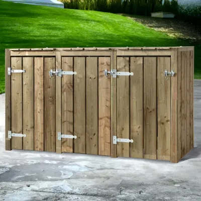 Container ombouw drie dubbel Andre