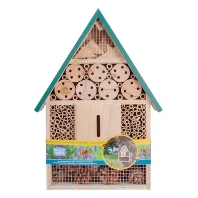 buzzy insecten hotel groen 39.5 cm