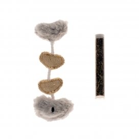 PLUCHE & JUTE VIS MET CATNIP PLUCHE & JUTE VIS MET CATNIP