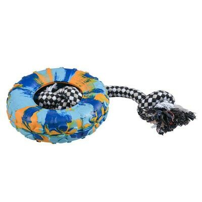 Duvo Rubber band Smash &amp; katoen touw M 35x19x4,5cm