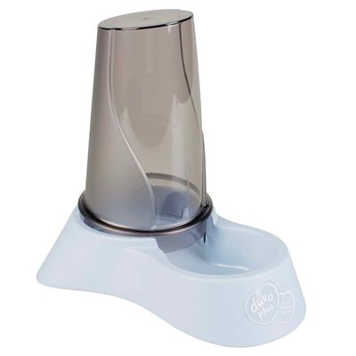 Voedsel &amp; waterdispenser Nuvola 2 - 18x26x26cm/1,5 licht blauw