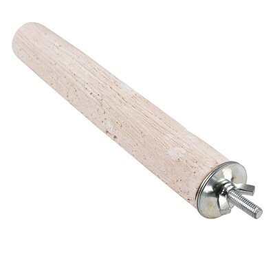 Calcium vogelzitstok S - 15x2,5cm wit