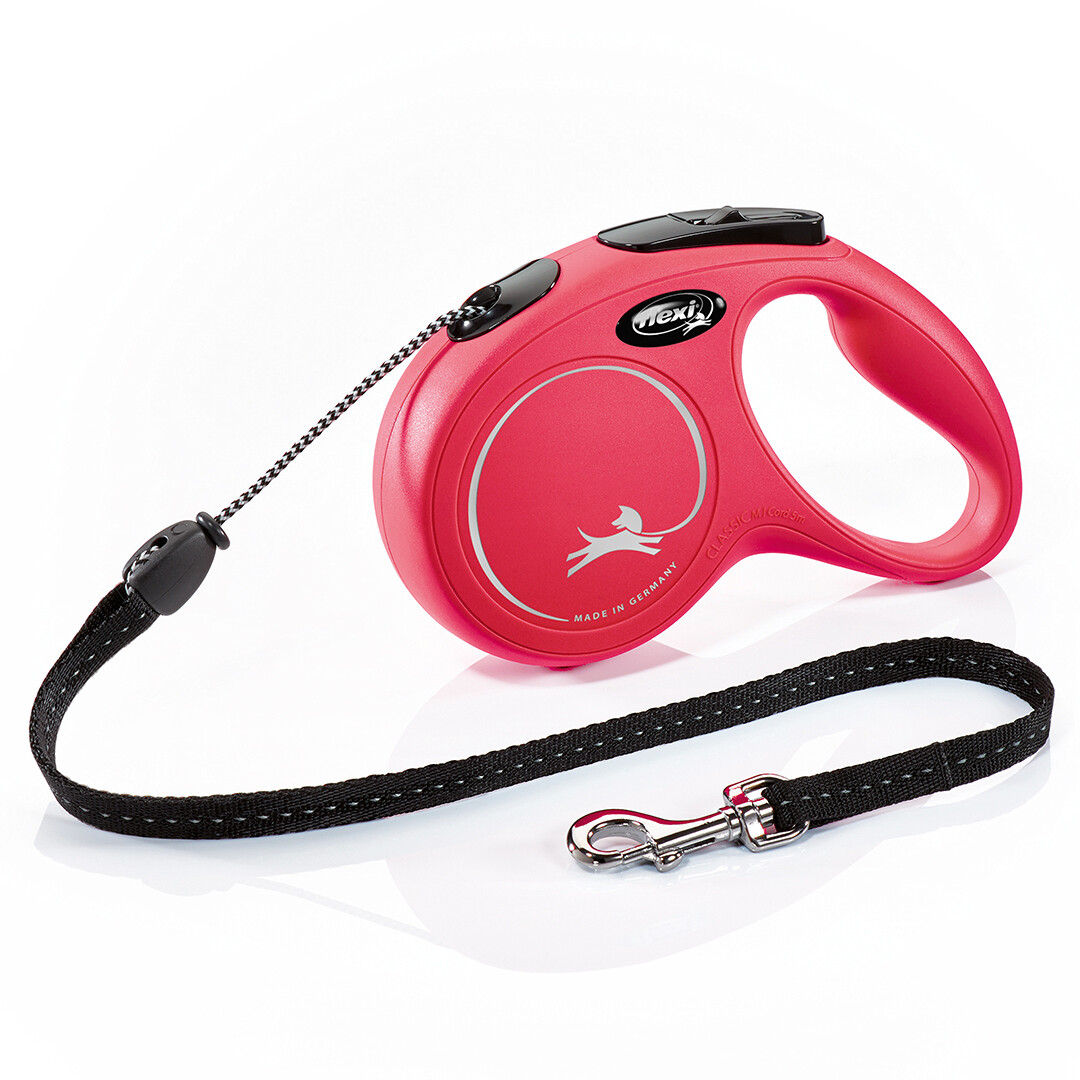 Flexi classic touw 5meter rood M