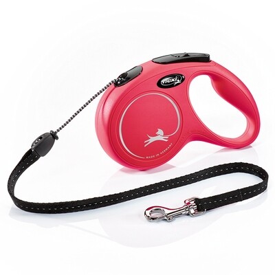 Flexi classic touw 5meter rood M