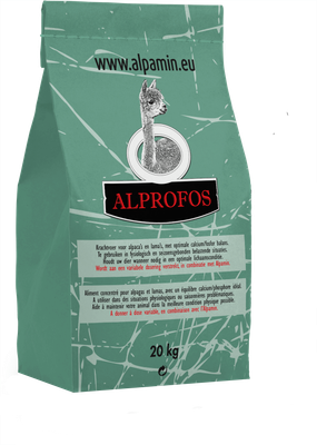 AlproFos (aanvullend eiwitrijk krachtvoer voor groei, dracht en melkgift alpaca's)
