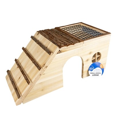 Knaagdieren houten garden house 48x22x20