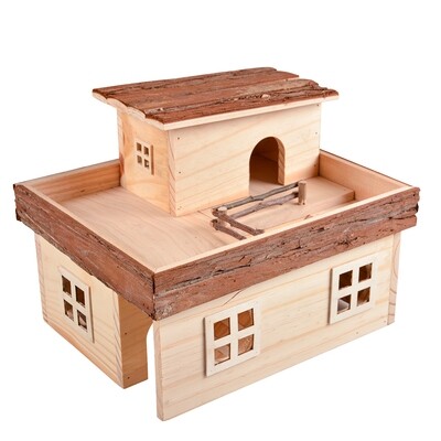 knaagdieren houten mansion 31x25x24