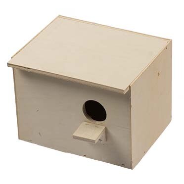 Nestkast parkiet liggend