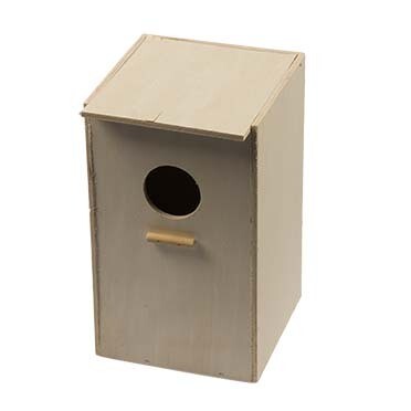 Nestkast valkparkiet staand 20,5x18x30cm