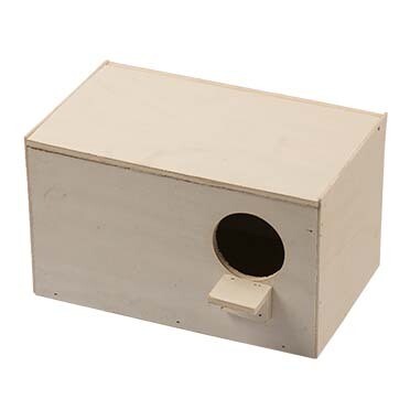 Nestkast agapornis liggend