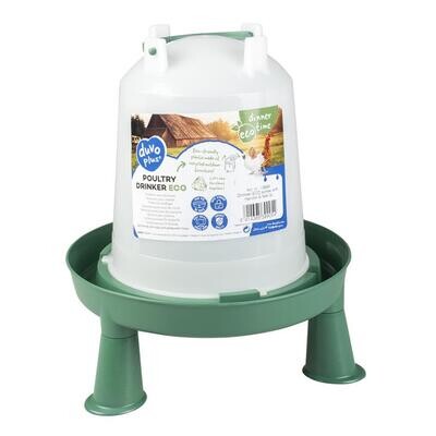 Drinkklok ECO met handvat & pootjes 7L groen
