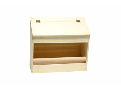 Voedersilo in hout 26x10x23cm