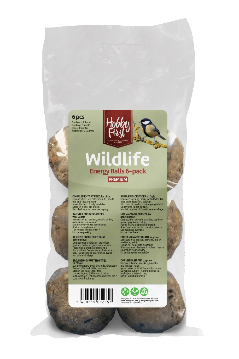 Wildlife Energy balls 6-pack
