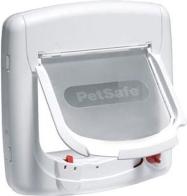Petsafe 300 Deluxe Kattenluik - Wit - 24,1 x 25.2 x 25.2 cm