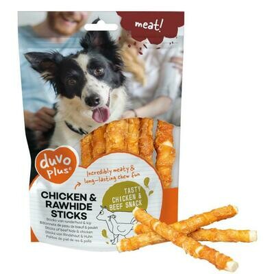 meat! kip & runderhuid sticks S-12.5cm-400g