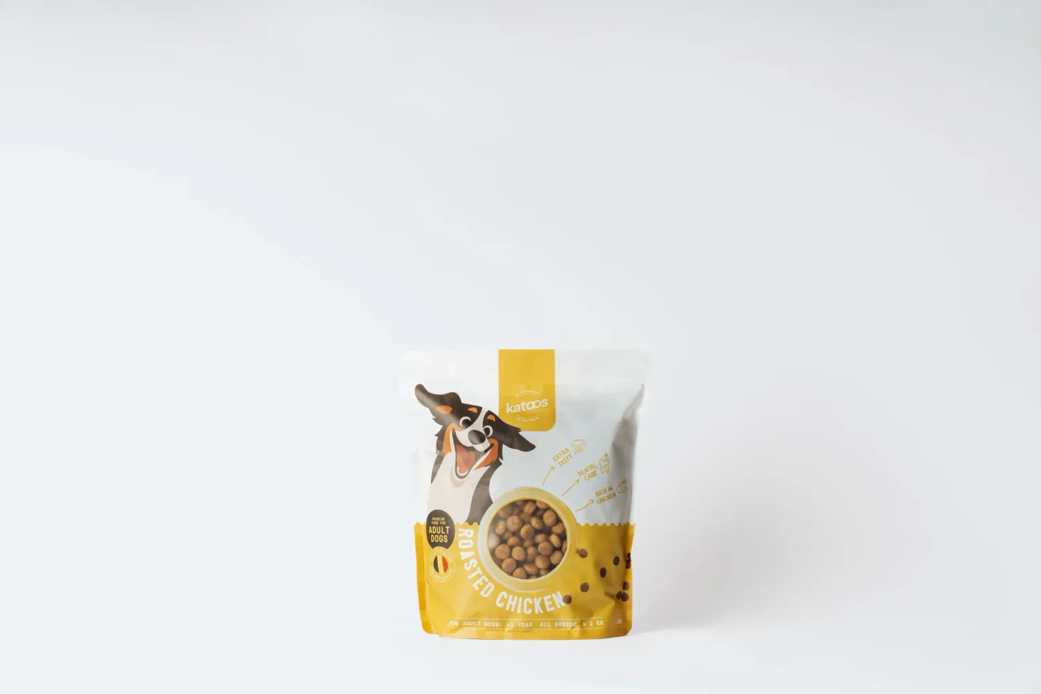 Katoos hondenvoeding - Roasted chicken 1kg Katoos hondenvoeding - Roasted chicken 1kg