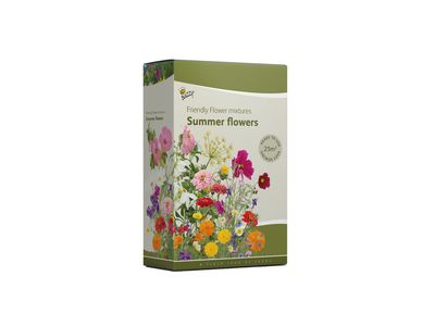 Buzzy® Friendly Flowers Strooidoos - Zomerbloemen - 25m²