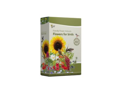Buzzy® Friendly Flowers Strooidoos - Vogels - 25m²
