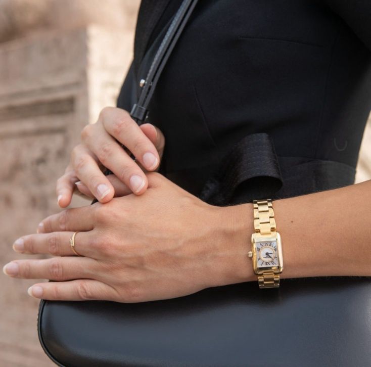 Frederique Constant Classics Quartz Carree Ladies FC-200MCDC35B