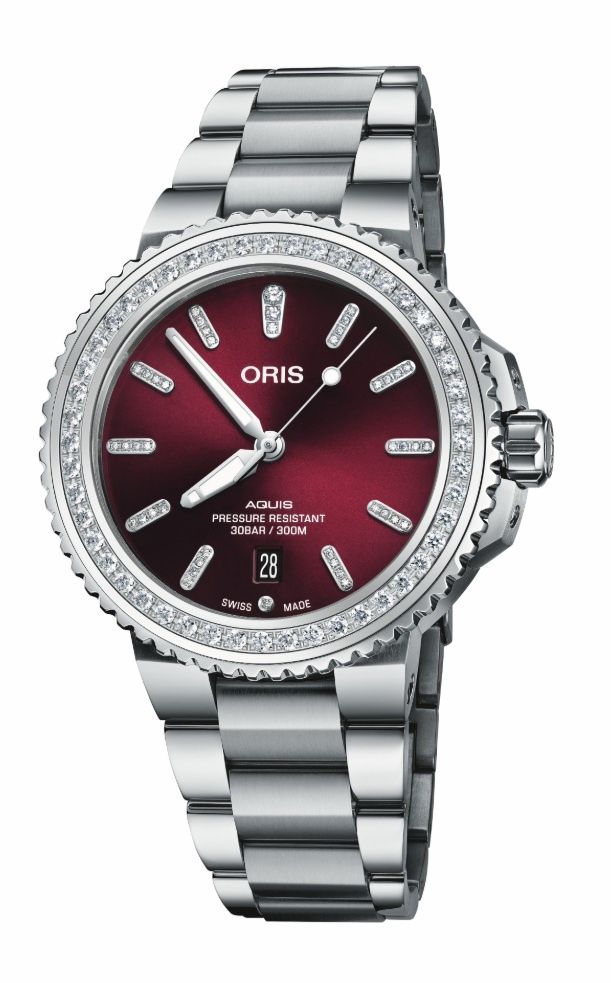 ORIS Aquis Date Diamonds - 41.5mm (01-733-7766-4998-07-8-22-05PEB)