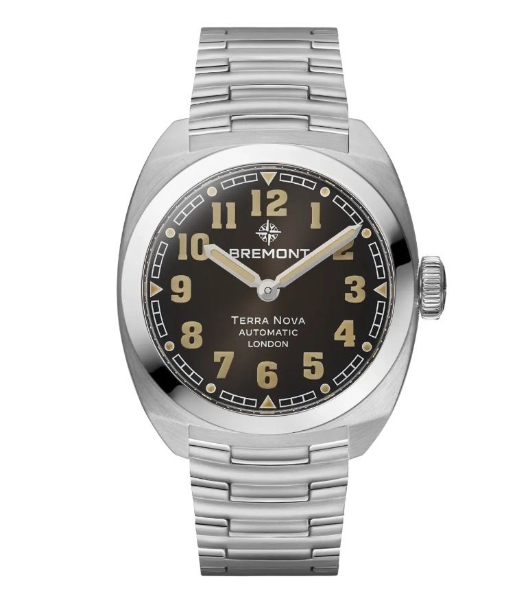 Bremont Terra Nova 38MM (Black Dial, Bracelet)
