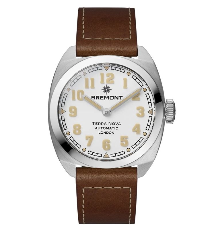 Bremont Terra Nova 38MM (White Dial, Leather Strap) Bremont Terra Nova 38MM (White Dial, Leather Strap)