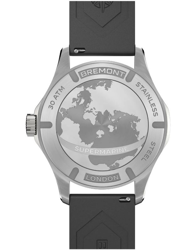 Bremont Supermarine 300M Date (Black Dial, Rubber Strap)