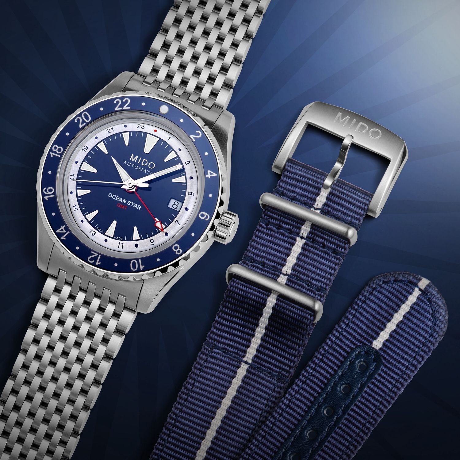 【一点物】 Mecaniques Celestes イデー　idee MIDO Ocean Star GMT Special Edition - M0268291804100