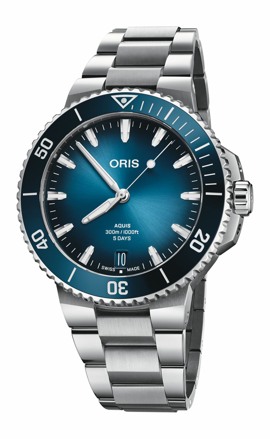 ORIS Aquis Date Cal. 400 -  43.5mm Blue Dial (01-400-7790-4135-07-8-23-02PEB)