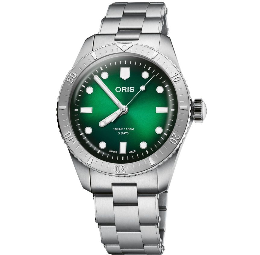 ORIS Divers Sixty-Five Cal. 400 Green Dial (01-400-7774-4057-07-8-19-18)