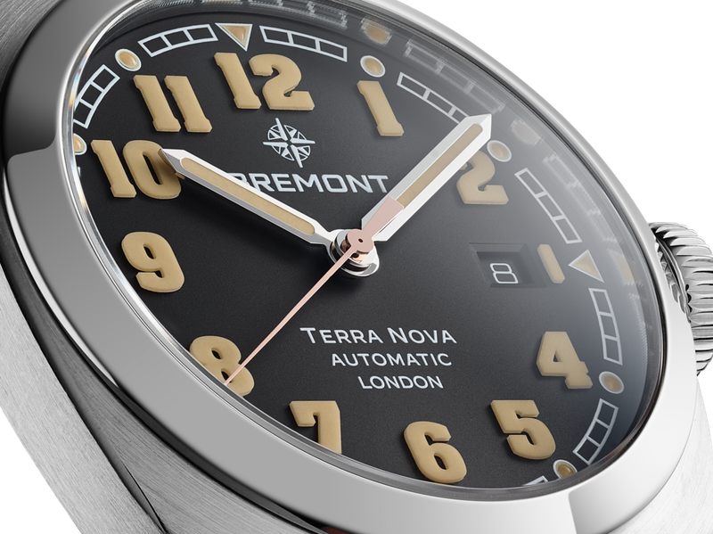 Bremont Terra Nova 40.5MM Date (Black Dial, Bracelet)