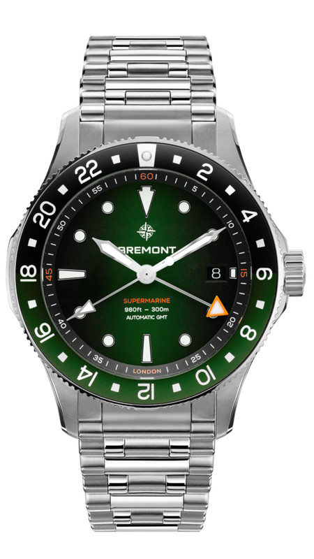 Bremont Supermarine 300m - GMT - Green Dial - Bracelet