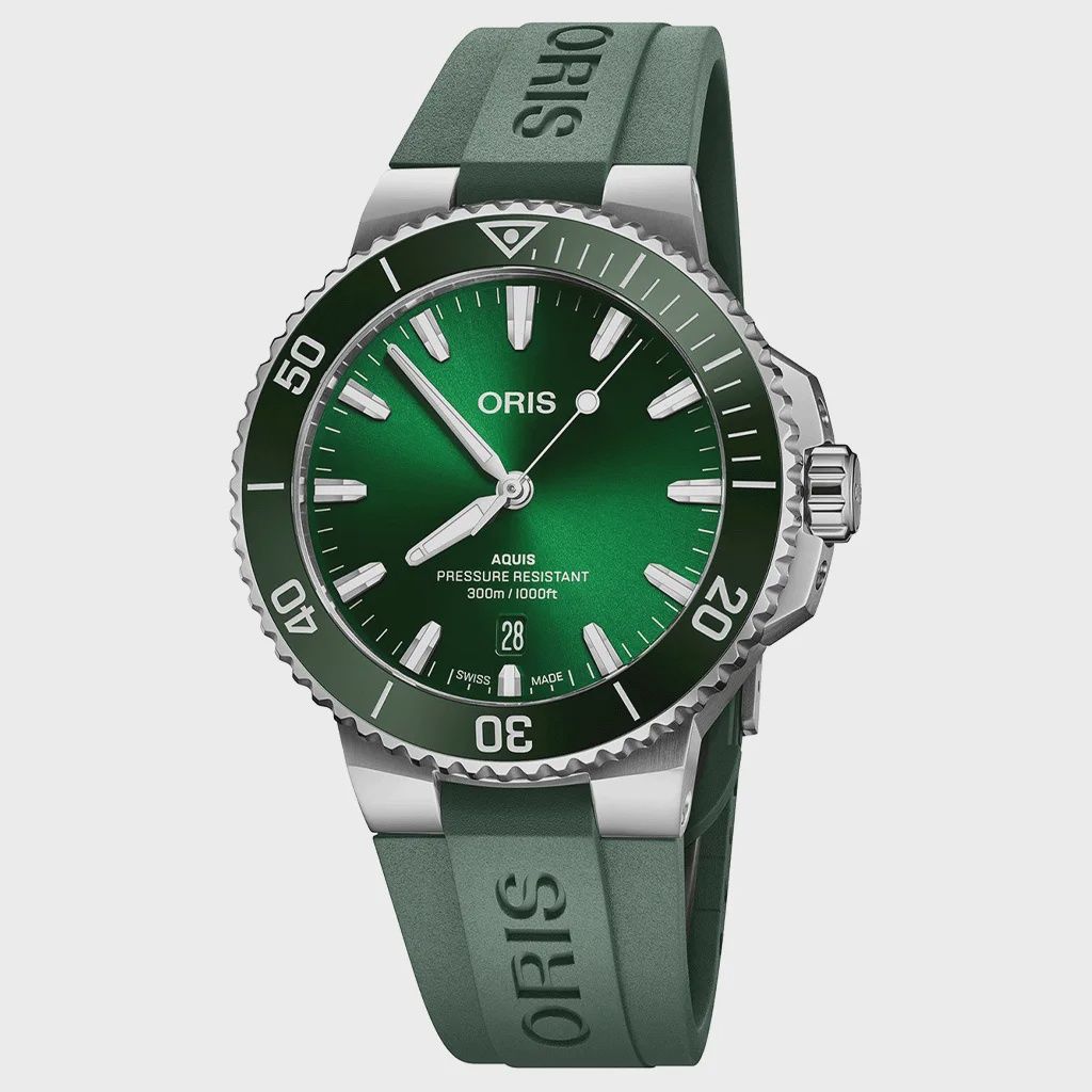 ORIS Aquis Date 41.5mm Green Dial (01-733-7787-4157-07-4-22-37FC) ORIS Aquis Date 41.5mm Green Dial (01-733-7787-4157-07-4-22-37FC)