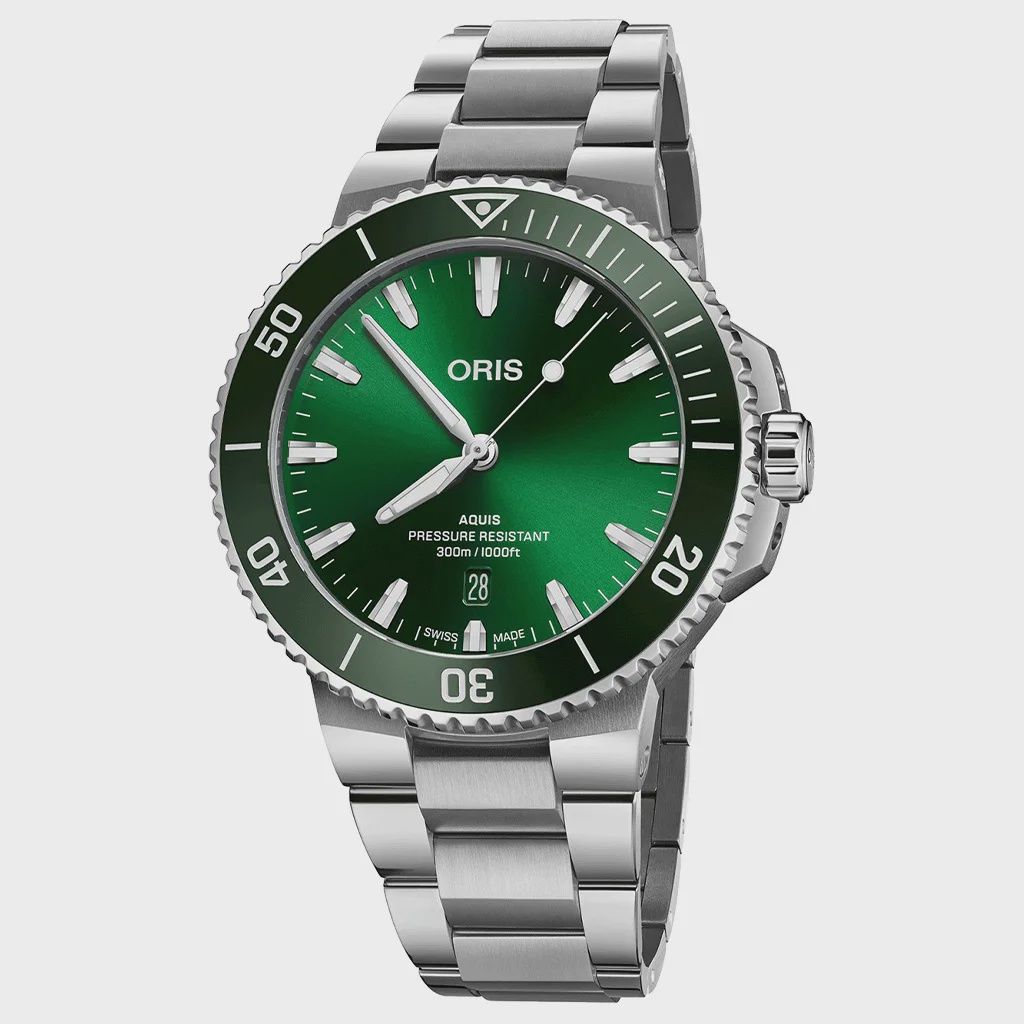 ORIS Aquis Date 43.5mm Green Dial (01-733-7789-4157-07-8-23-04PEB) ORIS Aquis Date 43.5mm Green Dial (01-733-7789-4157-07-8-23-04PEB)