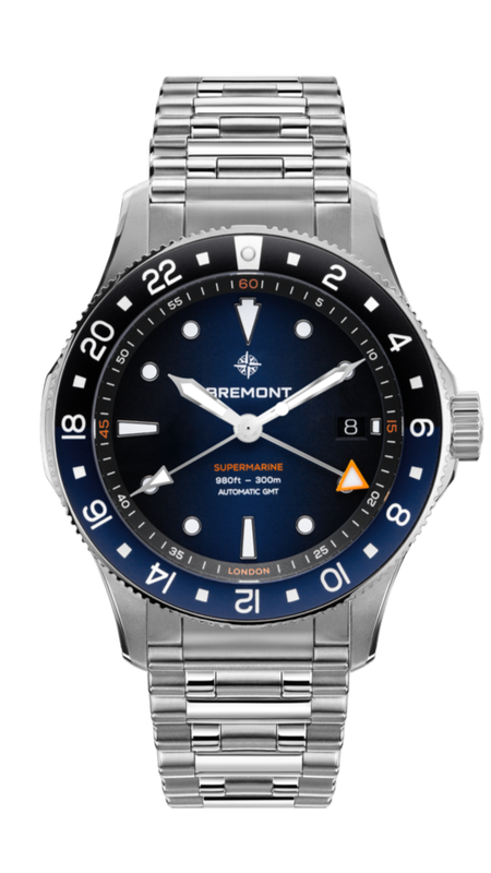 Bremont Supermarine 300m - GMT - Blue Dial - Bracelet