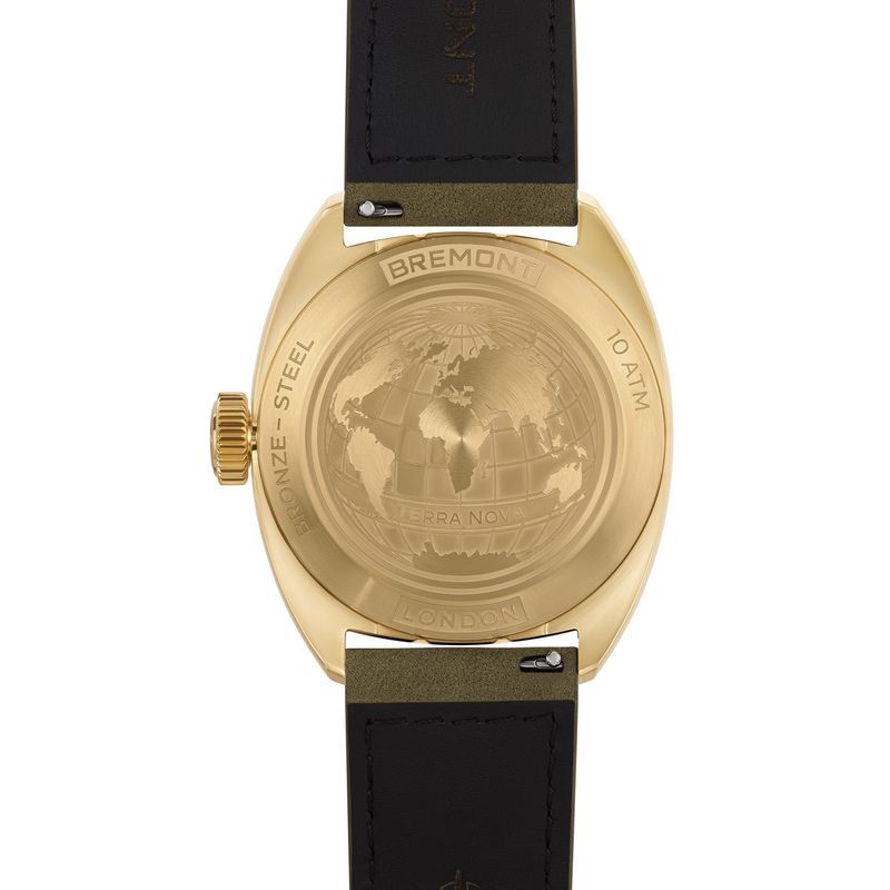 Bremont Terra Nova Bronze 40.5MM Date (Green Dial, Leather Strap)