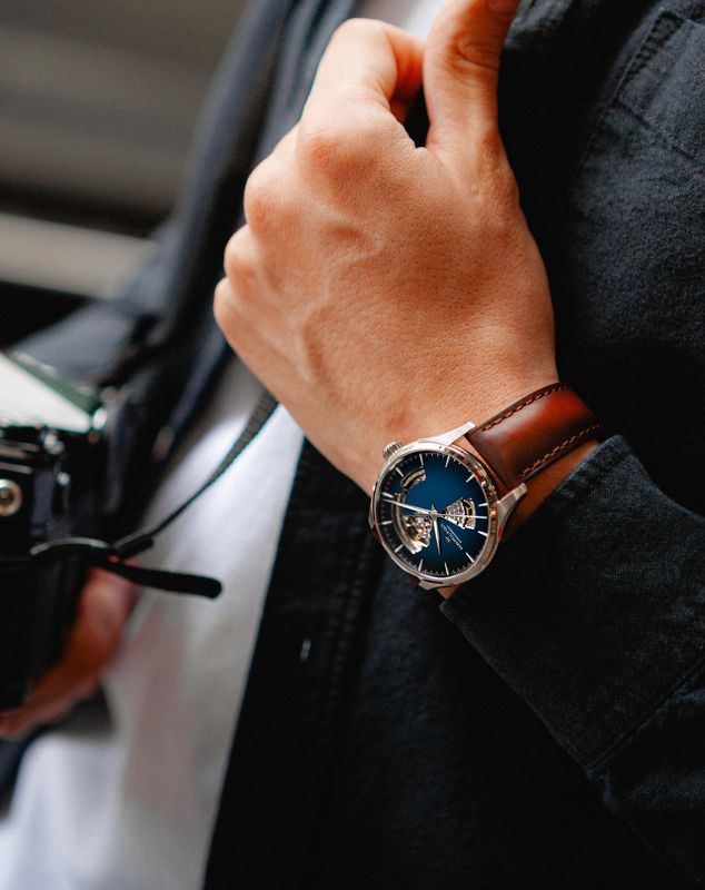 Hamilton Jazzmaster Open Heart Blue Automatic | 40mm H32675540